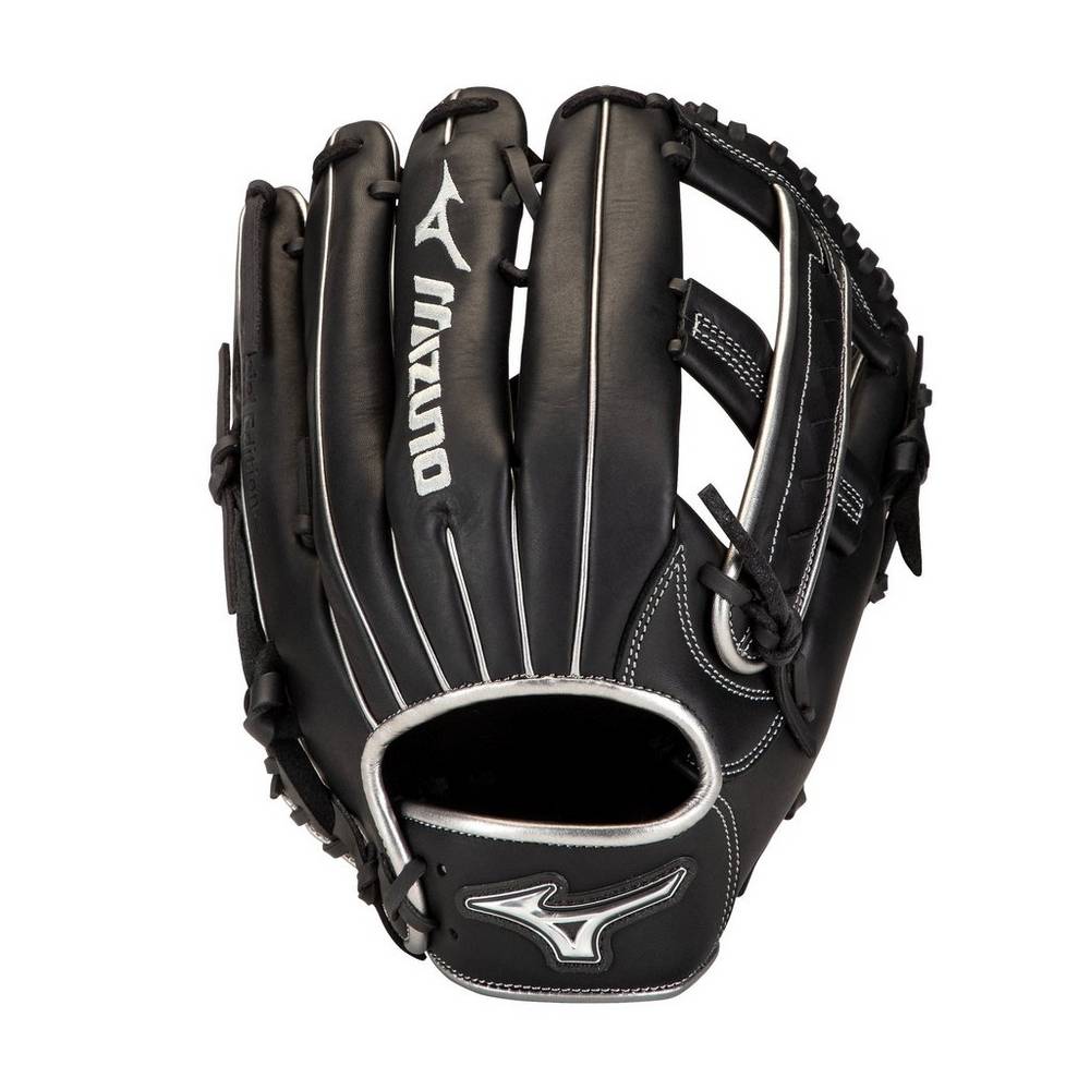 Luva Mizuno Softball MVP Prime SE Slowpitch 12.5" - Homem - Pretas/Prateadas - YLMZI9548